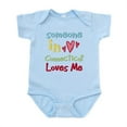 thumbnail image 1 of CafePress - Someone In Connecticut Loves Me Infant Bodysuit - Baby Light Bodysuit, Size Newborn - 24 Months, 1 of 4