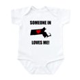 thumbnail image 1 of CafePress - Someone In Massachusetts Loves Me Body Suit - Baby Light Bodysuit, Size Newborn - 24 Months, 1 of 4