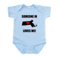 thumbnail image 1 of CafePress - Someone In Massachusetts Loves Me Body Suit - Baby Light Bodysuit, Size Newborn - 24 Months, 1 of 4