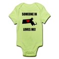 thumbnail image 1 of CafePress - Someone In Massachusetts Loves Me Body Suit - Baby Light Bodysuit, 1 of 1