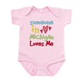 thumbnail image 1 of CafePress - Someone In Michigan Loves Me Infant Bodysuit - Baby Light Bodysuit, Size Newborn - 24 Months, 1 of 4