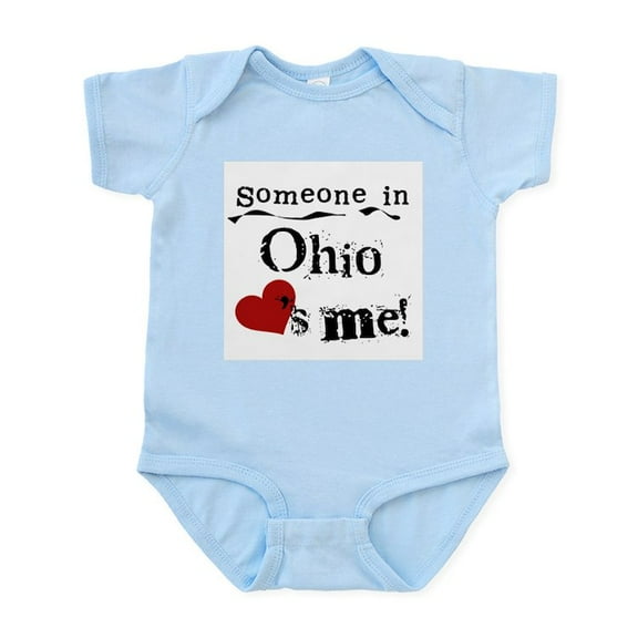 CafePress - Someone In Ohio Infant Bodysuit - Baby Light Bodysuit, Size Newborn - 24 Months