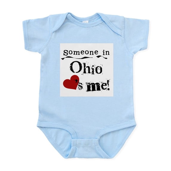 CafePress - Someone In Ohio Infant Bodysuit - Baby Light Bodysuit, Size Newborn - 24 Months
