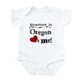 thumbnail image 1 of CafePress - Someone In Oregon Infant Bodysuit - Baby Light Bodysuit, Size Newborn - 24 Months, 1 of 4