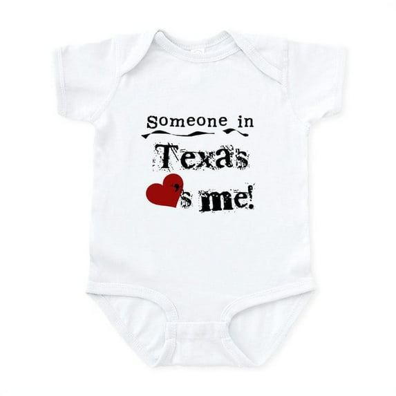 CafePress - Someone In Texas Infant Bodysuit - Baby Light Bodysuit, Size Newborn - 24 Months