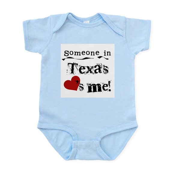 CafePress - Someone In Texas Infant Bodysuit - Baby Light Bodysuit, Size Newborn - 24 Months