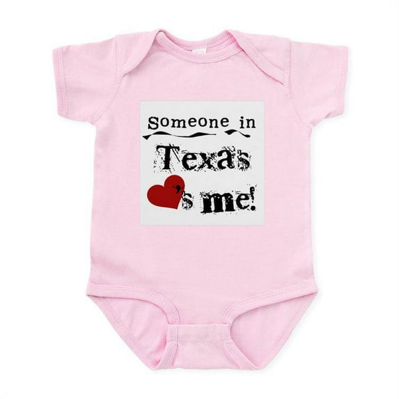 CafePress - Someone In Texas Infant Bodysuit - Baby Light Bodysuit, Size Newborn - 24 Months