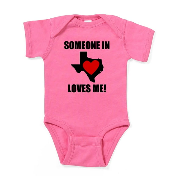 CafePress - Someone In Texas Loves Me - Cute Infant Bodysuit Baby Romper - Size Newborn - 24 Months