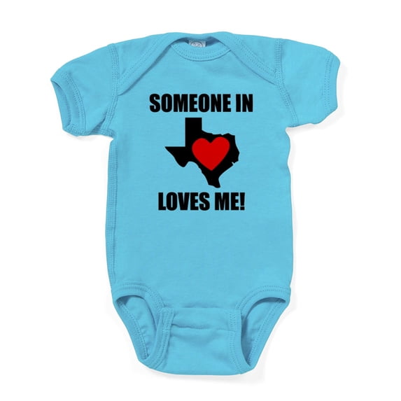 CafePress - Someone In Texas Loves Me - Cute Infant Bodysuit Baby Romper - Size Newborn - 24 Months