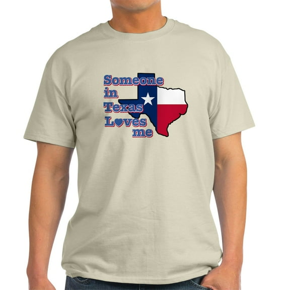 CafePress - Someone In Texas Loves Me Light T Shirt - Men's Classic Graphic T-Shirt