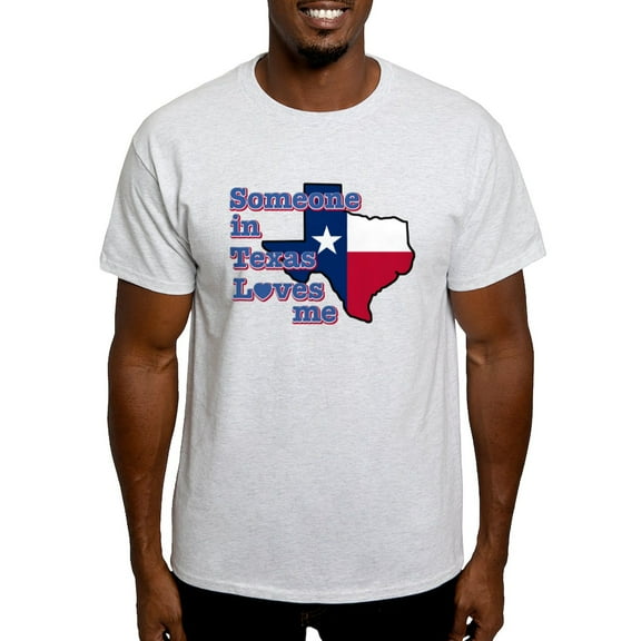 CafePress - Someone In Texas Loves Me Light T Shirt - Men's Classic Graphic T-Shirt
