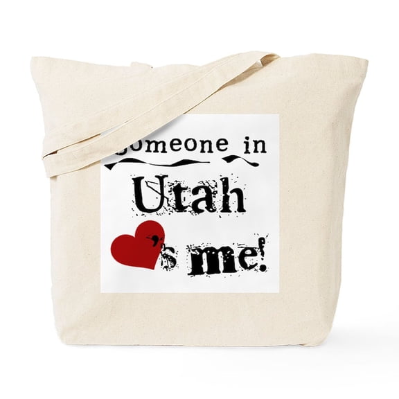 CafePress - Someone In Utah Tote Bag - Unisex Canvas Tote Bag, Beige, 1-Piece