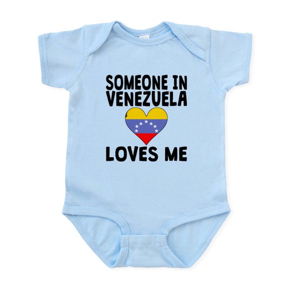 CafePress - Someone In Venezuela Loves Me Body Suit - Baby Light Bodysuit, Size Newborn - 24 Months
