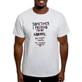 thumbnail image 1 of CafePress - Sometimes I Pretend To Be Normal Light T Shirt - Men's Classic Graphic T-Shirt, 1 of 4
