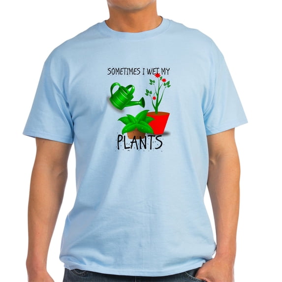CafePress - Sometimes I Wet My Plants T Shirt - Men's Classic Graphic T-Shirt