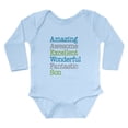 thumbnail image 1 of CafePress - Son Amazing Fantasti Long Sleeve Infant Bodysuit - Long Sleeve Cotton Baby Bodysuit, 1 of 4