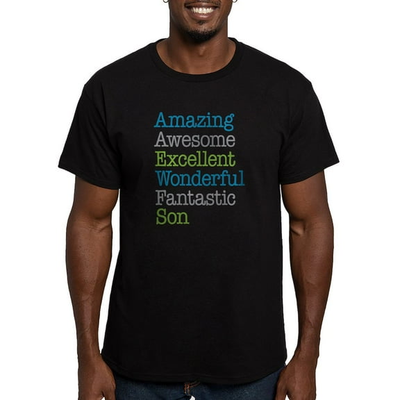 CafePress - Son Amazing Fantasti Men's Fitted T Shirt (Dark) - Men's Fitted T-Shirt