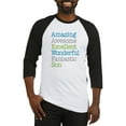 thumbnail image 1 of CafePress - Son Amazing Fantastic Baseball Jersey - Cotton Baseball Jersey, 3/4 Raglan Sleeve Shirt, 1 of 4