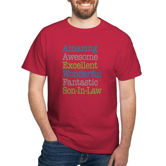 CafePress - Son In Law Amazing Fantastic Dark T Shirt - Men's Classic Graphic Cotton T-Shirt