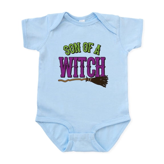 CafePress - Son Of A Witch Infant Bodysuit - Baby Light Bodysuit, Size Newborn - 24 Months