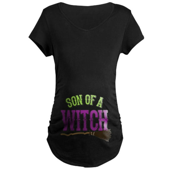 CafePress - Son Of A Witch Maternity Dark T Shirt - Maternity Dark T-Shirt