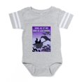 thumbnail image 1 of CafePress - Songbirds CROP Text - Cute Infant Baby Football Bodysuit, 1 of 3
