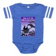thumbnail image 1 of CafePress - Songbirds CROP Text - Cute Infant Baby Football Bodysuit, 1 of 3