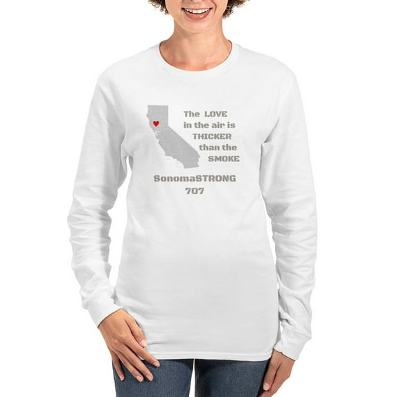 CafePress - Sonoma Strong Women's Long Sleeve T Shirt - Women's Long Sleeve Graphic Casual T-Shirt