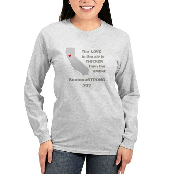 CafePress - Sonoma Strong Women's Long Sleeve T Shirt - Women's Long Sleeve Graphic Casual T-Shirt