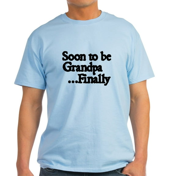 CafePress - Soon To Be Grandpa...Finally T Shirt - Men's Classic Graphic T-Shirt