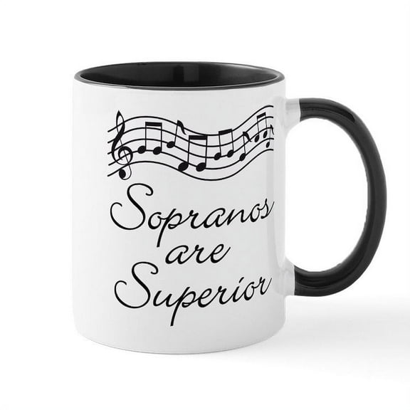 CafePress - Soprano Singer Gift Mug - 11 oz Ceramic Mug - Novelty Coffee Tea Cup
