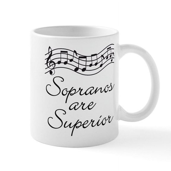 CafePress - Soprano Singer Gift Mug - 11 oz Ceramic Mug - Novelty Coffee Tea Cup
