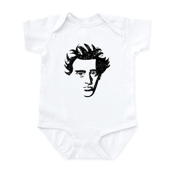 CafePress - Soren Aabye Kierkegaard Infant Bodysuit - Baby Light Bodysuit, Size Newborn - 24 Months
