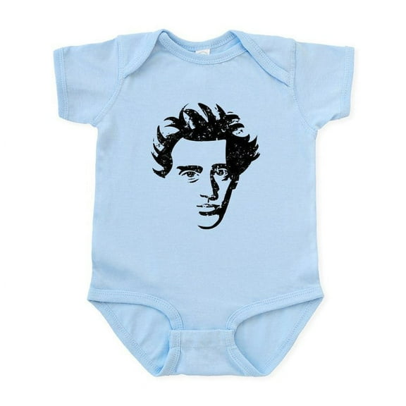CafePress - Soren Aabye Kierkegaard Infant Bodysuit - Baby Light Bodysuit, Size Newborn - 24 Months