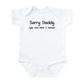 thumbnail image 1 of CafePress - Sorry Daddy Infant Bodysuit - Baby Light Bodysuit, Size Newborn - 24 Months, 1 of 4