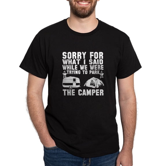 CafePress - Sorry For What I Said RV Camping Shirt T Shirt - Men's Classic Graphic Cotton T-Shirt