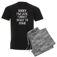 thumbnail image 1 of CafePress - Sorry I'm Late, I Didn't Want Men's Dark Pajamas - Men's Dark Loose Fit Cotton Pajama Set, 1 of 7