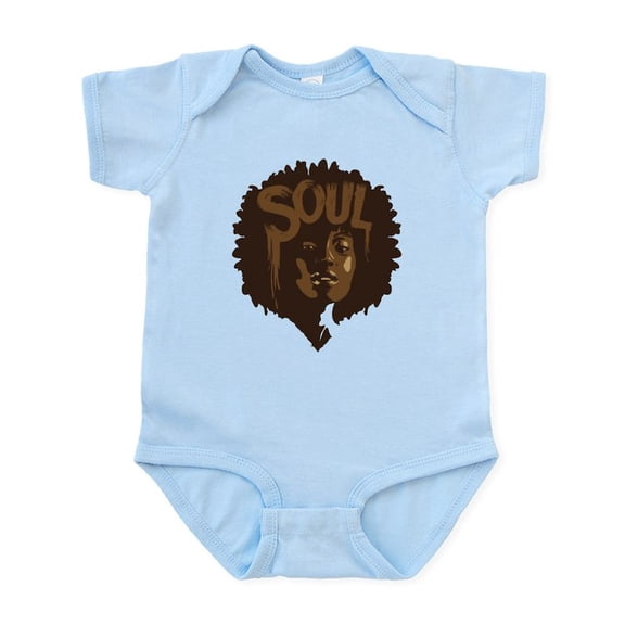 CafePress - Soul Fro Infant Bodysuit - Baby Light Bodysuit, Size Newborn - 24 Months