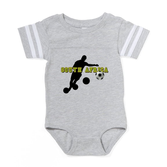 CafePress - South Africa Soccer - Cute Infant Baby Football Bodysuit