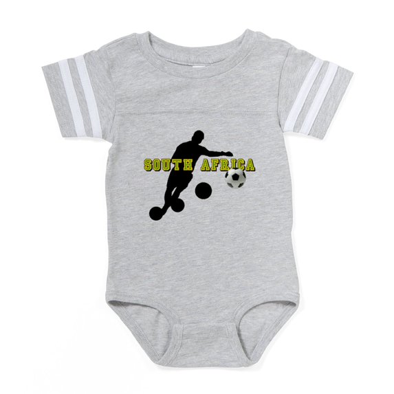 CafePress - South Africa Soccer - Cute Infant Baby Football Bodysuit