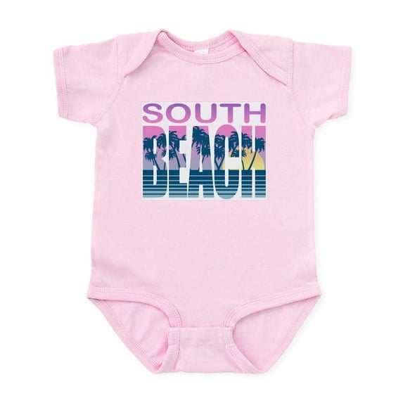 CafePress - South Beach Infant Bodysuit - Baby Light Bodysuit, Size Newborn - 24 Months