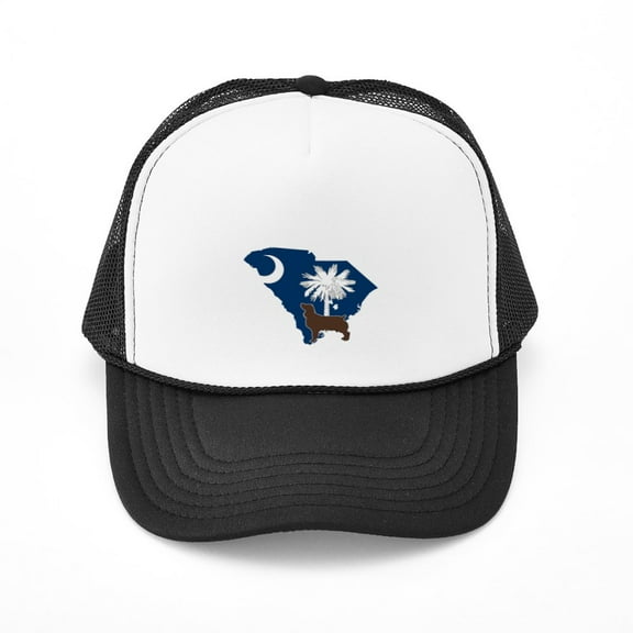 CafePress - South Carolina Boykin Spaniel - Adjustable Unisex Printed Trucker Hat with Mesh Back