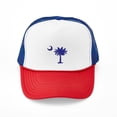 thumbnail image 1 of CafePress - South Carolina Palm Tree State Flag - Adjustable Unisex Printed Trucker Hat with Mesh Back, 1 of 11