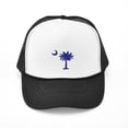 thumbnail image 1 of CafePress - South Carolina Palm Tree State Flag - Adjustable Unisex Printed Trucker Hat with Mesh Back, 1 of 8