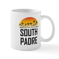CafePress - South Padre Island Sunset Mugs - 11 oz Ceramic Mug - Novelty Coffee Tea Cup