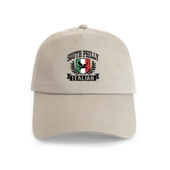 CafePress - South Philly Italian Cap - Adjustable 100% Brushed Unisex Casual Cotton Baseball Cap, Beige, 1
