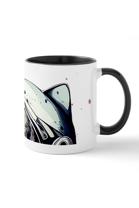 - Space Cat Astronaut Shirt Cosmonaut Astrocat Cosmo - 11 oz Ceramic Mug - Novelty Coffee Tea Cup