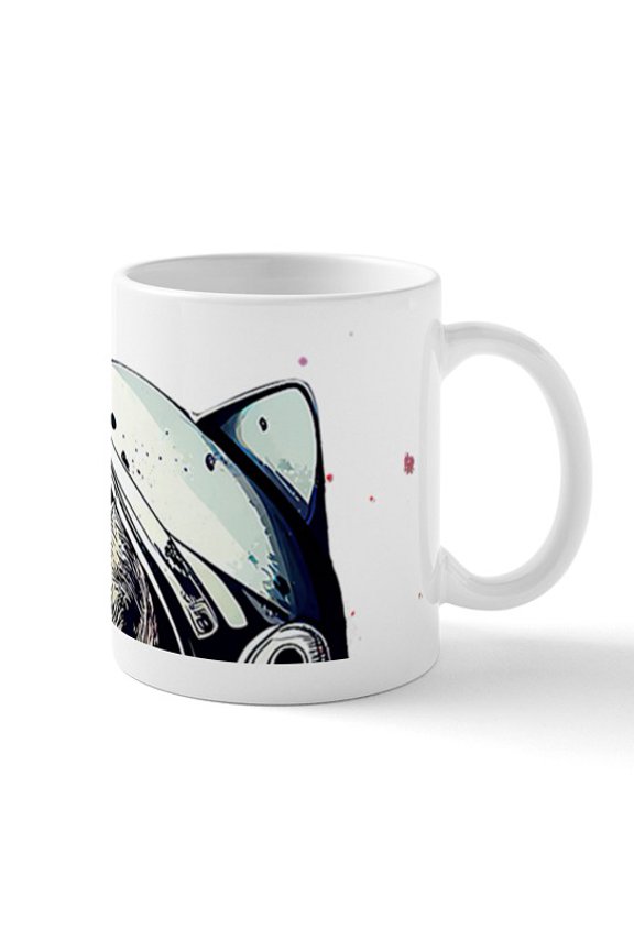 - Space Cat Astronaut Shirt Cosmonaut Astrocat Cosmo - 11 oz Ceramic Mug - Novelty Coffee Tea Cup