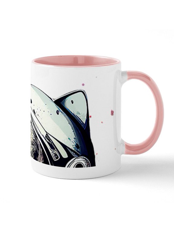 - Space Cat Astronaut Shirt Cosmonaut Astrocat Cosmo - 11 oz Ceramic Mug - Novelty Coffee Tea Cup