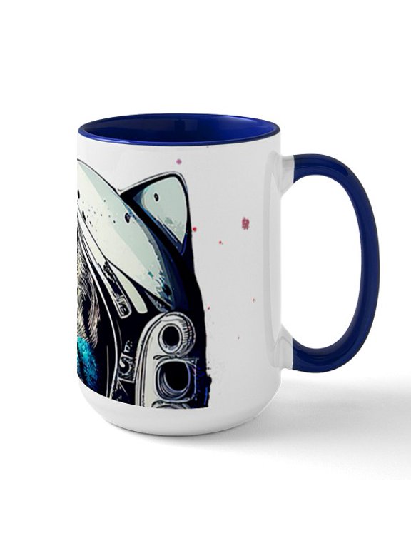 - Space Cat Astronaut Shirt Cosmonaut Astrocat Cosmo - 15 oz Ceramic Large Novelty Mug